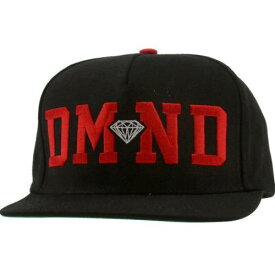 ダイヤモンド サプライ スナップバック バッグ キャップ キャップ 帽子 赤 レッド 黒色 ブラック 白色 ホワイト ダイアモンドサプライ メンズ 【 DIAMOND SUPPLY CO DIAMOND SUPPLY CO DMND SNAPBACK CAP (BLAC