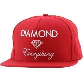 ダイヤモンド サプライ スナップバック バッグ キャップ キャップ 帽子 カーディナル ダイアモンドサプライ メンズ 【 DIAMOND SUPPLY CO DIAMOND SUPPLY CO EVERYTHING SNAPBACK CAP (CARDINAL) / CARDINAL 】 メン