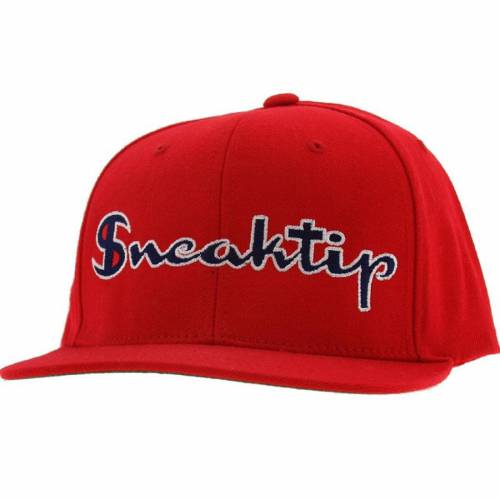 スニークティップ ロゴ スターター スナップバック バッグ キャップ キャップ 帽子 赤 レッド メンズ 【 SNAPBACK RED SNEAKTIP CHAMP LOGO STARTER CAP 】