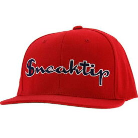 スニークティップ ロゴ スターター スナップバック バッグ キャップ キャップ 帽子 赤 レッド メンズ 【 SNEAKTIP CHAMP LOGO STARTER SNAPBACK CAP (RED) / RED 】 メンズキャップ 帽子
