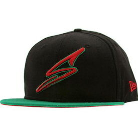 スニークティップ ロゴ スナップバック バッグ キャップ キャップ 帽子 黒色 ブラック 緑 グリーン メンズ 【 SNEAKTIP SHARPIE LOGO SNAPBACK CAP (BLACK / GREEN) BLACK GREEN 】 メンズキャップ 帽子