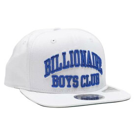 クラブ スナップバック バッグ キャップ キャップ 帽子 白色 ホワイト ビリオネアボーイズクラブ メンズ 【 BILLIONAIRE BOYS CLUB BILLIONAIRE BOYS CLUB BENT SNAPBACK CAP (WHITE) / WHITE 】 メンズキャップ 帽