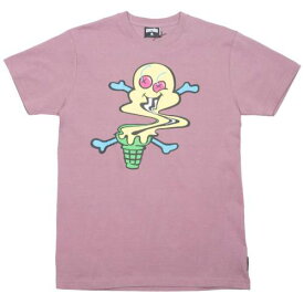 クリーム Tシャツ 紫 パープル アイスクリーム メンズ 【 ICE CREAM MEN SWIRL TEE (PURPLE / GRAPE SHAKE) PURPLE GRAPE SHAKE 】 メンズファッション トップス カットソー