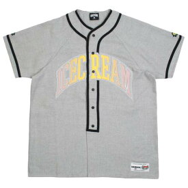 クリーム ニット ジャージー Tシャツ 灰色 グレー グレイ アイスクリーム メンズ 【 ICE CREAM MEN PLAY BALL KNIT JERSEY TEE (GRAY) / GRAY 】 メンズファッション トップス カットソー