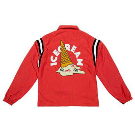 クリーム アダムス ジャケット 赤 レッド アイスクリーム メンズ 【 ICE CREAM MEN ADAMS JACKET (RED / TOMATO) RED TOMATO 】 メンズファッション コート