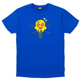 【★スーパーSALE★6/11深夜2時迄】クリーム Tシャツ 青色 ブルー アイスクリーム メンズ 【 ICE CREAM MEN WASTED TEE (BLUE) / BLUE 】 メンズファッション トップス カットソー