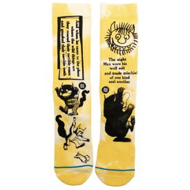 スタンス ワイルド 靴下 黄色 イエロー メンズ 【 STANCE X WHERE THE WILD THINGS ARE MEN TERRIBLE SOCKS (YELLOW) / YELLOW 】 インナー 下着 ナイトウエア レッグ