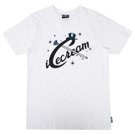 クリーム Tシャツ 白色 ホワイト アイスクリーム メンズ 【 ICE CREAM MEN GLEAM TEE (WHITE) / WHITE 】 メンズファッション トップス カットソー