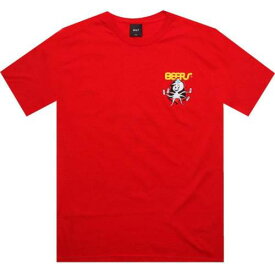 ハフ Tシャツ 赤 レッド メンズ 【 HUF PARTYPUS RIPPER TEE (RED) / RED 】 メンズファッション トップス カットソー