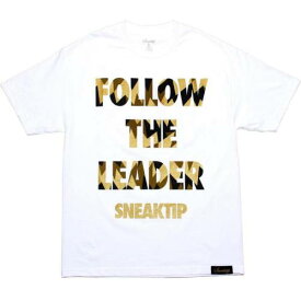 スニークティップ Tシャツ 白色 ホワイト メンズ 【 SNEAKTIP FOLLOW THE LEADER RETRO 6 TEE - GMP (WHITE) / WHITE 】 メンズファッション トップス カットソー