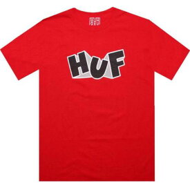 ハフ Tシャツ 赤 レッド メンズ 【 HUF X HAZE 3D TEE (RED) / RED 】 メンズファッション トップス カットソー