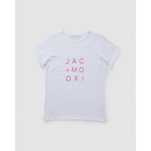楽天市場】Tシャツ ピンク ロゴ ユニセックス 【 PINK JAC AND MOOKI 
