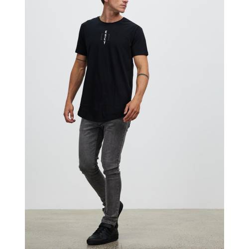 カラー デュエル Tシャツ 黒色 ブラック メンズ ：スニケス カラー