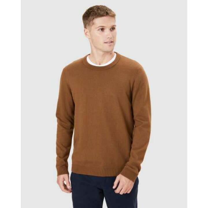 楽天市場 フレンチコネクション ニット キャメル メンズ Camel French Connection Merino Blend Knit Dark スニケス