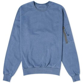 【★スーパーSALE★6/11深夜2時迄】スウェットシャツ トレーナー 藍色 インディゴ メンズ 【 FRIZMWORKS PIGMENT DYED MIL SWEATSHIRT / INDIGO 】 メンズファッション トップス ニット セーター