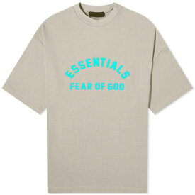 スプリング ロゴ Tシャツ フィアーオブゴッド メンズ 【 FEAR OF GOD ESSENTIALS FEAR OF GOD ESSENTIALS SPRING PRINTED LOGO T-SHIRT / SEAL 】 メンズファッション トップス カットソー