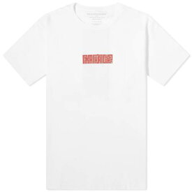マハリシ Tシャツ 白色 ホワイト メンズ 【 MAHARISHI HIKESHI PRINT T-SHIRT / WHITE 】 メンズファッション トップス カットソー