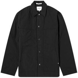 ノースプロジェクツ ナイロン ジャケット 黒色 ブラック メンズ 【 NORSE PROJECTS NORSE PROJECTS PELLE WAXED NYLON INSULATED JACKET / BLACK 】 メンズファッション コート