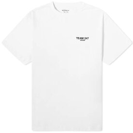 チーム Tシャツ 白色 ホワイト メンズ 【 REPRESENT TEAM 247 OVERSIZED T-SHIRT / FLAT WHITE 】 メンズファッション トップス カットソー