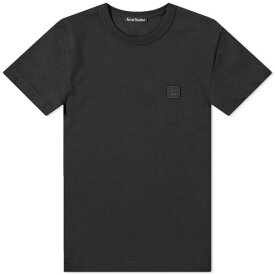 アクネストゥディオズ Tシャツ 黒色 ブラック メンズ 【 ACNE STUDIOS ACNE STUDIOS EXFORD FACE T-SHIRT / BLACK 】 メンズファッション トップス カットソー