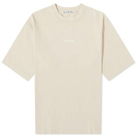 アクネストゥディオズ Tシャツ ベージュ メンズ 【 ACNE STUDIOS ACNE STUDIOS EXTORR STAMP T-SHIRT / CHAMPAGNE BEIGE 】 メンズファッション トップス カットソー