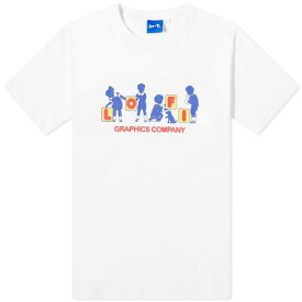 Tシャツ 白色 ホワイト メンズ 【 LO-FI BLOCKS T-SHIRT / WHITE 】 メンズファッション トップス カットソー