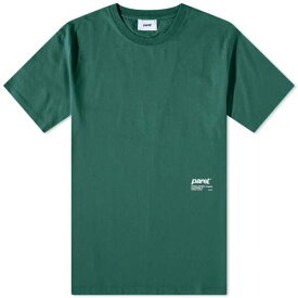 【★スーパーSALE★6/11深夜2時迄】Tシャツ 緑 グリーン メンズ 【 PAREL STUDIOS PAREL STUDIOS BP T-SHIRT / MOSS GREEN 】 メンズファッション トップス カットソー