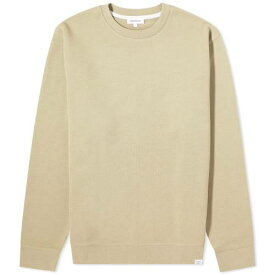 ノースプロジェクツ スリム クルー スウェットシャツ トレーナー 砂色 サンド スウェットトレーナーSHIRT メンズ 【 NORSE PROJECTS NORSE PROJECTS VAGN SLIM ORGANIC CREW SWEATSHIRT / SAND 】 メンズファッショ