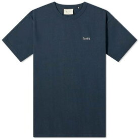 Tシャツ 紺色 ネイビー メンズ 【 FORET BASS T-SHIRT / NAVY 】 メンズファッション トップス カットソー