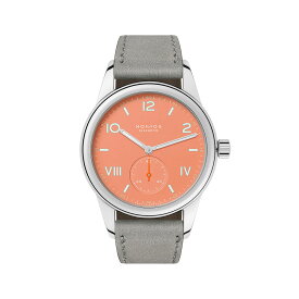 ノモスグラスヒュッテ　クラブキャンパス クリームコーラル　NM714　腕時計 メンズ シンプル　グレー　NOMOS Glashütte　CLUB CAMPUS CREAM CORAL　36mm　自動巻　ドイツ製　機械式腕時計