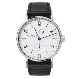 ノモスグラスヒュッテ　タンジェント35 ホワイトシルバー　Tangente POWER RESERVE DATE　TN1D1W2RD　NOMOS Glashütte　Tangente35　Silver　35mm　自動巻　ドイツ製　機械式腕時計　131