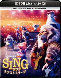 【送料無料】SING/シング:ネクストステージ 4K Ultra HD+ブルーレイ/アニメーション[Blu-ray]【返品種別A】