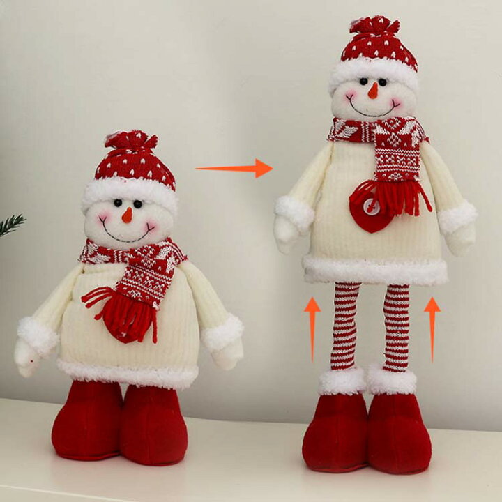 楽天市場】クリスマスマスコット サンタクロース サンタ 雪だるま 