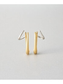 [ダブルイヤリング] パール コンビカラー Jouete ジュエッテ アクセサリー・腕時計 イヤリング・イヤーカフ シルバー【送料無料】[Rakuten Fashion]