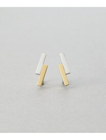 イヤリング バー コンビカラー Jouete ジュエッテ アクセサリー・腕時計 イヤリング・イヤーカフ ゴールド【送料無料】[Rakuten Fashion]