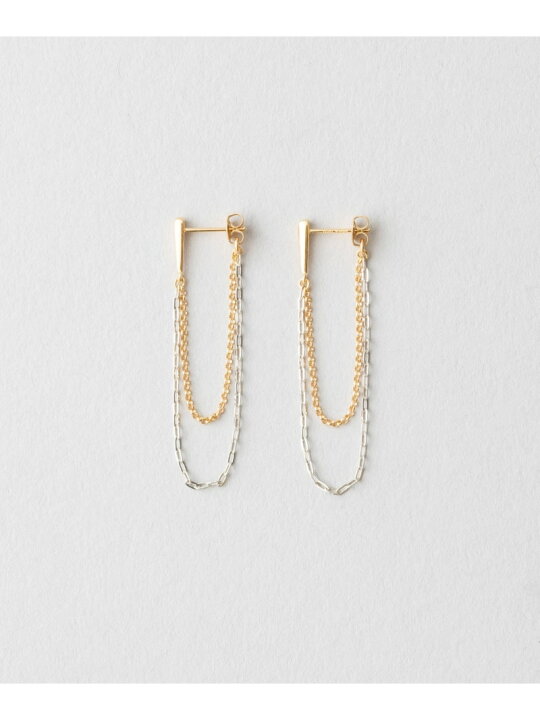 楽天市場】ピアス ダブルチェーン Jouete ジュエッテ アクセサリー 