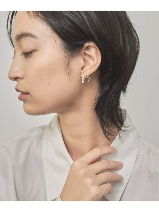 楽天市場】ダブルピアス パール Jouete ジュエッテ アクセサリー 