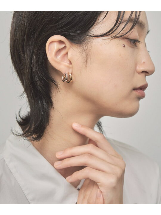 楽天市場】ダブルピアス コンビカラー Jouete ジュエッテ アクセサリー 