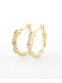 フープ ピアス ジルコニア Jouete ジュエッテ アクセサリー・腕時計 ピアス イエロー【送料無料】[Rakuten Fashion]