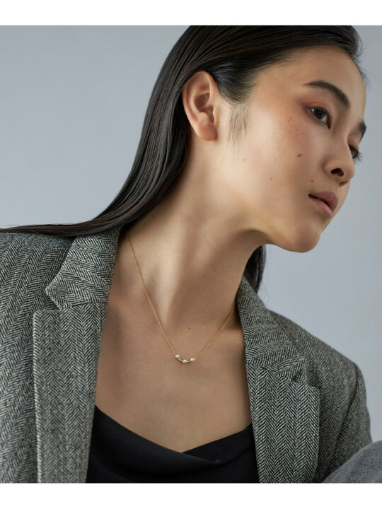 楽天市場】[パールネックレス] カーブ Jouete ジュエッテ アクセサリー 