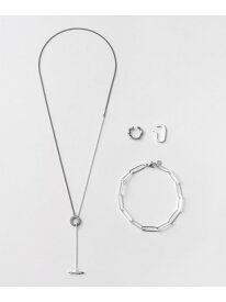 [WEB LIMITED] イヤーカフス/ブレスレット/ネックレス セット Jouete ジュエッテ アクセサリー・腕時計 ネックレス ブラック ゴールド【送料無料】[Rakuten Fashion]