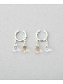 [ダブルフェイス] イヤリング シャンパンクォーツ/クォーツ Jouete ジュエッテ アクセサリー・腕時計 イヤリング・イヤーカフ シルバー【送料無料】[Rakuten Fashion]