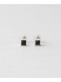 K10WG ピアス ブラックカルセドニー Jouete ジュエッテ アクセサリー・腕時計 ピアス ホワイト【送料無料】[Rakuten Fashion]