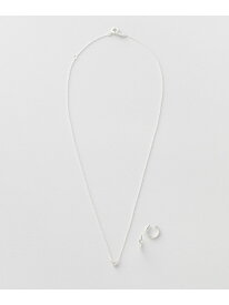[WEB LIMITED] ダイヤモンド ネックレス/イヤリング セット Jouete ジュエッテ アクセサリー・腕時計 ネックレス シルバー【送料無料】[Rakuten Fashion]