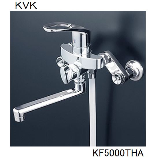 KVK 楽締めソケット付シングルレバー式シャワー KF5000THA (水栓金具 