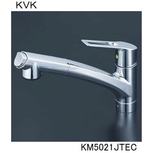 KVK キッチン用 KM5021JTEC シングルシャワー付混合栓