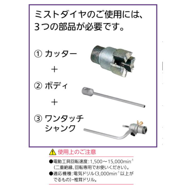 楽天市場】電動ツール 穴あけ 低振動 低騒音 タイル 石材 瓦 交換 