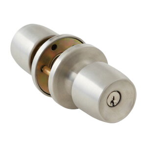 ドアノブ 交換 取替 防犯 ロック diy 修理 現状回復 マツ六 ECLE 取替錠アルミドア用 握玉のみ 品番:EV-1