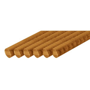 手すり 手すり棒 マツ六 35アッシュ丸棒 ディンプル付 φ35mm×2000mm 6本セット BD-112 Mブラウン 手摺 diy 部材 階段 玄関 廊下 介護 リフォーム