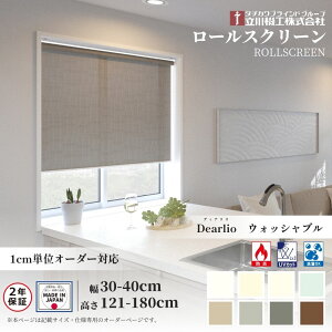 ���[���X�N���[�� �W���d�l �f�B�I���A �Ռ� �E�H�b�V���u�� ��30�`40cm×����121�`180cm �I�[�_�[1cm�P�� ����@�H ���{�� ���[���J�[�e��